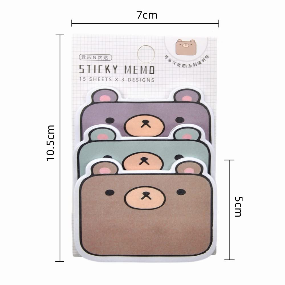 Amazon.co.jp: かわいい 付箋 強粘着 可愛い 付箋紙 ノートメモ用紙